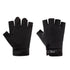 Black Tactical Half Finger Gloves with Hard Knuckle Protection - Non-Slip Breathable Combat Gloves for Men and Women, Heavy Duty Fingerless Design for Outdoor Training, Hiking, Cycling and Shooting