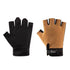 Yellow Tactical Half Finger Gloves with Hard Knuckle Protection - Non-Slip Breathable Combat Gloves for Men and Women, Heavy Duty Fingerless Design for Outdoor Training, Hiking, Cycling and Shooting