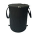 Black Foldable Camping Trash Can with Lid - Large Capacity Heavy Duty Pop Up Rubbish Bin - Portable Storage Bag for Caravan, Picnic, Gardening and Outdoor Adventures - Space Saving Design(Size: M)