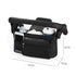 Black Universal Stroller Organizer Bag - Durable Water-Resistant Fabric - Dual Insulated Cup Holders, Large Capacity Storage Caddy for Diapers and Essentials, Fits Most Prams, Travel Friendly Solution