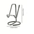 2-Pack Black Universal Aluminum Phone Stand - Minimalist One-Piece Metal Tablet Holder - Durable Integrated Fixed Angle Desktop Bracket, Sleek Industrial Design for Home Office and Bedroom