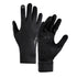 Black Windproof Thermal Sports Gloves with Touchscreen Fingertips & Anti-Slip Palm Grip for Running & Cycling (SD-01 Buckle / L Size)