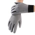 Grey Windproof Thermal Sports Gloves with Touchscreen Fingertips & Anti-Slip Palm Grip for Running & Cycling (SD-01 Wrist-Tighten / M Size)