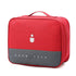 Red Large Capacity Empty First Aid Kit 25 x 14 x 20 CM - Durable Oxford Cloth Emergency Medical Storage Bag for Home Car Camping Travel