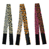 Adjustable Elastic Headband & Wig Grip Band - Comfortable and Seamless Edge Fixer for Wigs and Frontals (3-Pack Leopard Print)