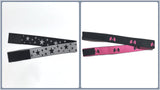 Adjustable Elastic Headband & Wig Grip Band - Comfortable and Seamless Edge Fixer for Wigs and Frontals (Black Silver Stars + Black Pink Butterfly)