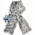 Leopard Print Soft Faux Fur Scarf with 15x20CM Hidden Zipper Pocket - Anti-Theft Travel Scarf  for Phone, Passport and Essentials