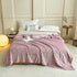 Purple 180 x 200 CM Ultra-Soft Faux Rabbit Fur Plush Sofa Cushion & Bedding Blanket - Luxury Double-Sided Thickened Winter Fleece