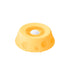 Yellow Silicone Dog Liquid Lick Bowl with Floating Fun Ball - Interactive Slow Feeder & Anti-Slip Calming Pet Bowl for Dogs and Cats