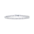 Silver 4.0mm Iced-Out Zirconia Tennis Bracelet with Secure Clasp - Classic Luxury Rhinestone Tennis Chain for Men & Women (7 Inches)
