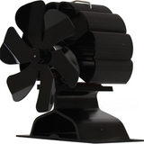 Mini Heat-Powered Fireplace Fan - Eco-Friendly and Self-Powered Silent Thermal Air Circulation Fan for Home Heating (No Electricity)