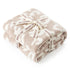 Leopard Print Checkerboard Flannel Throw Blanket(Medium 130 x 150 CM) - Anti-Pilling Trendy Soft Plush Blanket for Bed, Sofa & Travel