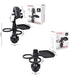 2-Pack (2-in-1 Standard Version & 3-in-1 Pro Phone Mount Version) Car Rotating Dinner Tray & Double Cup Holder with Secure Phone Mount - Car Cup Slot Swivel Expander and Snacks & Drinks Organizer