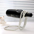 White Luxury Pearl Floating Wine Rack - Creative Gravity-Defying Wine Bottle Holder, Minimalist Entryway Accent and Unique Gift Idea