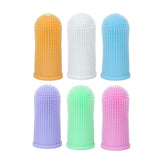 6 PCS Soft Silicone Pet Finger Toothbrush Set - 360° Gentle Dental Cleaning for Dogs / Cats' Plaque & Tartar Removal
