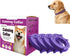 Purple Pet Calming Collar 4 Pack (63cm) - Waterproof Silicone Dog Collar Custom Fit for All Breeds - Anxiety Relief & Stress Reduction