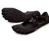 Black Breathable High-Grip Five-Finger Yoga & Pilates Shoes (Foot Length 25 CM) - Professional Training Footwear for Natural Toe Splay & Barefoot Feel