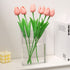 Minimalist Clear Acrylic Book Vase - Space Saving Desktop Ornament & Bookish Gift- Durable Unbreakable Hydroponic Vessel for Home and Office Decor