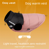 Pnik 2XL  Size  Dog Clothing — Warm, Thickened Cotton Jacket for Autumn & Winter; Waterproof Pet Vest — Reflective Safety Design, Leash-Compatible