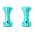 2 Pack（Green）: Cat and Dog Treat Dispenser Toy – Interactive, Durable, Bite-Resistant Slow-Feeder, Dumbbell and Tire-Shaped Pet Toy