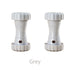 2 Pack（Grey）: Cat and Dog Treat Dispenser Toy – Interactive, Durable, Bite-Resistant Slow-Feeder, Dumbbell and Tire-Shaped Pet Toy