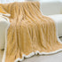 Yellow 180*200cm Double Blanket, Taffeta Fleece Blanket, Thick Winter Quilt, Lambswool Coral Fleece Small Blanket, Office Nap Blanket, Sofa Cover Blanket, Bedding, Machine Washable