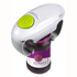 White Upgraded One-Touch Electric Can Opener — Dual-Handle Design, Automatic Hands-Free Can/Bottle Opener, ABS Material, Battery-Powered (Batteries Not Included), Designed for the Kitchen