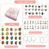 67-Piece Pink  Craft Set (Includes Beads, Charms, and Storage Case) -Kids&