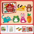 Kids Sewing Craft Kit - DIY Felt Plush Animal Toys Set with 6 Cute Characters, Safe Plastic Needles, Pre-Cut Materials - Creative Hand Stitching Activity for Boys Girls Ages 6+ - Perfect Birthday Gift【Color box packaging】