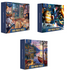 3 PCS 1000 Piece Jigsaw Puzzle for Adults - Animal & Landscape Art Design, Stress Relief Brain Game - Premium Quality Paper Puzzle for Teens Adults Ages 14+ 【Space+home+lake】