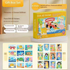 2-pce Kids 3D EVA Foam Sticker Art Kit - Princess Theme DIY Craft Activity Set with 12 Designs, Self-Adhesive Pre-Cut Shapes, Creative Handmade Gift Box for Girls Ages 4+ Preschool Educational Toy【 Oceans+Princesses】