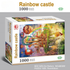 1000 piece  Jigsaw Puzzle for Adults - Landscape Cityscape Art, Premium Quality Paper Cardboard, 70x50cm Finished Size, Stress Relief Brain Game Gift for Ages 14+ 【Rainbow Castle】