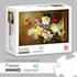 1000 piece  Jigsaw Puzzle for Adults - Landscape Cityscape Art, Premium Quality Paper Cardboard, 70x50cm Finished Size, Stress Relief Brain Game Gift for Ages 14+ 【flower】