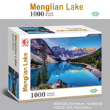 1000 piece  Jigsaw Puzzle for Adults - Landscape Cityscape Art, Premium Quality Paper Cardboard, 70x50cm Finished Size, Stress Relief Brain Game Gift for Ages 14+ 【Meng Lianla】