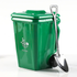 Green  Creative Trash Can Ceramic Mug with Shovel Spoon - 400ml Funny Garbage Bin Coffee Cup with Lid - Novelty Gag Gift for Birthday Christmas - Quirky Kitchen Cup for Home Office