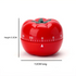 Big Size Tomato-shaped alarm Kitchen Timer - 60 Minute Mechanical Countdown Timer with Loud Alarm, Cute Vegetable Design, No Battery Required - Perfect for Cooking, Baking & Time Management 
