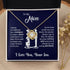Gold-colored Necklace Gift Box Set Eternal Star Three-Leaf Clover Necklace - Mother&