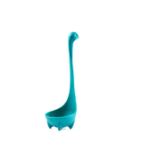 Blue Nessie Ladle Loch Ness Monster Soup Spoon Cute Dinosaur Shaped Standing Ladle Food-Grade Nylon Kitchen Utensil  Handle Heat Resistant 0-120C Funny Cooking Gadget Gift for Home Cooks