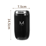 Black Premium 316 Stainless Steel Coffee Tumbler - 350ml Vacuum Insulated Travel Mug with Sip Lid, Leak-Proof Egg Shape Design, Hot & Cold Beverage Cup for Office Commute Outdoor Gift