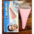 Light Pink Face Ice Roller with Gel Cooling Head- Reusable PP and Gel Cold Massage Tool for De-Puffing, Soothing, and Refreshing Skin, Easy to Freeze, Comfortable Grip, Daily Skincare Essential