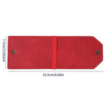 Red Cash Wrap Wallet - Compact Snap Closure Card and Bill Holder, Slim Design for Quick Access, Lightweight Everyday Carry, Unisex Travel Friendly Accessory