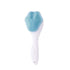 Blue Silicone Cat Paw Face Brush - Long Handle Manual Facial Cleanser for Deep Pore Cleaning, Exfoliating & Massaging - Soft Bristles for Blackhead Removal, Gentle on Skin, Travel Friendly 