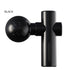 Black Mini Massage Gun - Pocket-Sized Deep Tissue Percussion Massager with 4 Speeds, 7mm Amplitude, 12KG Force, USB-C Rechargeable - Ultra Quiet, 68.7g Lightweight for Muscle Recovery, Travel, Office 
