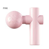 Pink Mini Massage Gun - Pocket-Sized Deep Tissue Percussion Massager with 4 Speeds, 7mm Amplitude, 12KG Force, USB-C Rechargeable - Ultra Quiet, 68.7g Lightweight for Muscle Recovery, Travel, Office 