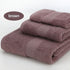 3-Piece Brown Towel Set - Soft Absorbent Bath, Hand & Face Towels with Jacquard Weave, Gift Set for Home, Hotel, or Gifting - Durable, Low-Lint, Machine Washable