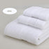 3-Piece White Towel Set - Soft Absorbent Bath, Hand & Face Towels with Jacquard Weave, Gift Set for Home, Hotel, or Gifting - Durable, Low-Lint, Machine Washable