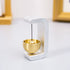White Magnetic Door Bell Chime - Dopamine Style Brass Bell with Alloy Frame - No Drill Entry Door Chime for Home, Office, Fridge - Modern Japanese Design, Crisp Sound, Easy Install