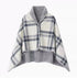 Gray and White 80*130cm Japanese-Style shawl blanket Ultra-Soft Blanket - Thick Polyester Throw for Sofa, Bed, Office,  Cozy Nap Blanket for Winter & All Seasons