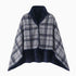 Blue and Gray 80*130cm Japanese-Style shawl blanket Ultra-Soft Blanket - Thick Polyester Throw for Sofa, Bed, Office,  Cozy Nap Blanket for Winter & All Seasons