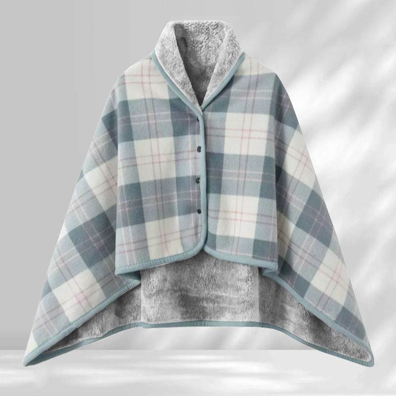 Blue and Pink 80*130cm Japanese-Style shawl blanket Ultra-Soft Blanket - Thick Polyester Throw for Sofa, Bed, Office,  Cozy Nap Blanket for Winter & All Seasons